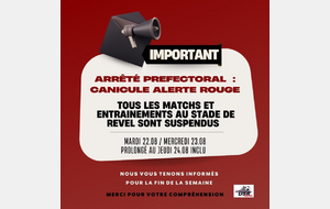 ALERTE CANICULE