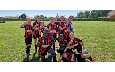 LES U12A EN PLATEAU AMICAL À AUTERIVE
